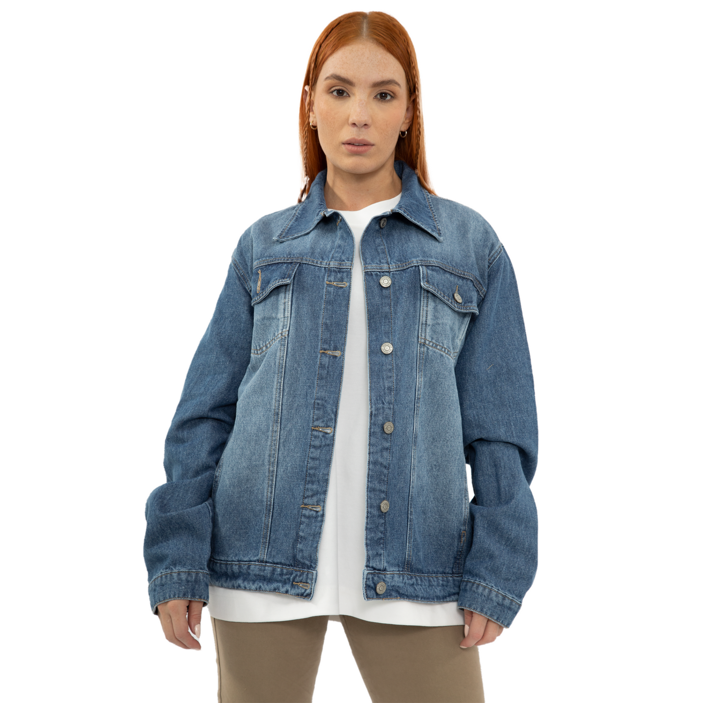Chaqueta Indigo oversize - 8206