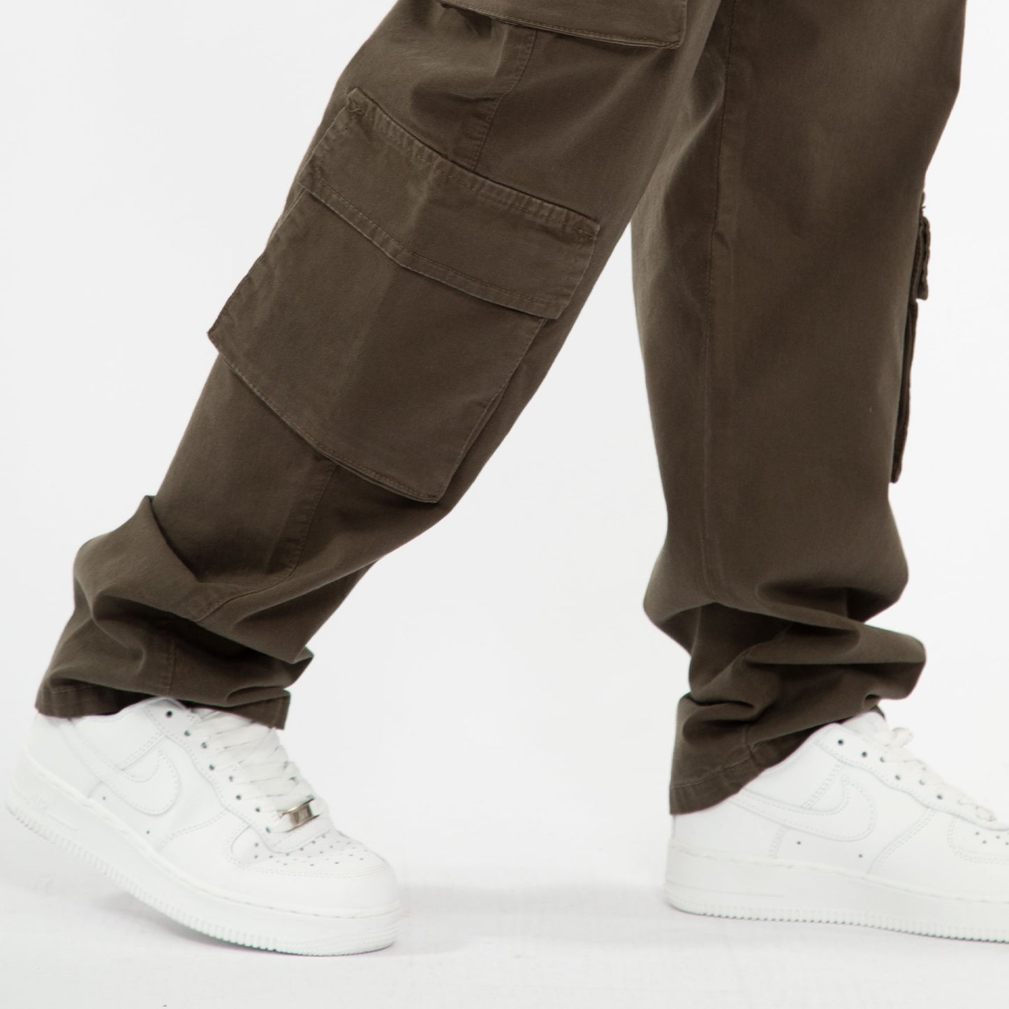 Wild Bellows doble Cargo pants bota recta mujer - Café 8007