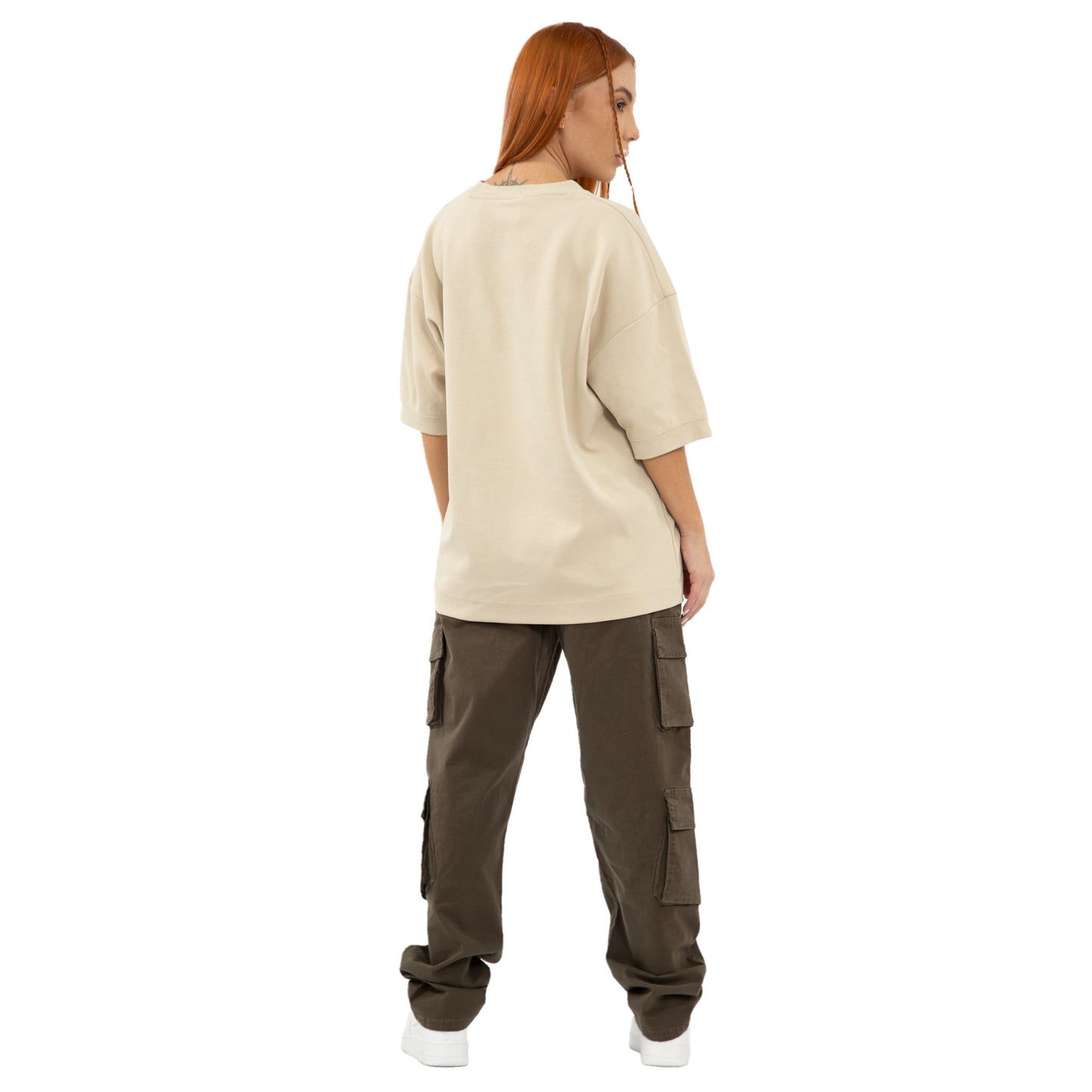 Wild Bellows doble Cargo pants bota recta mujer - Café 8007