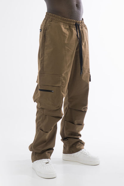 BCO mid zip Cargo pants BROWN 8247