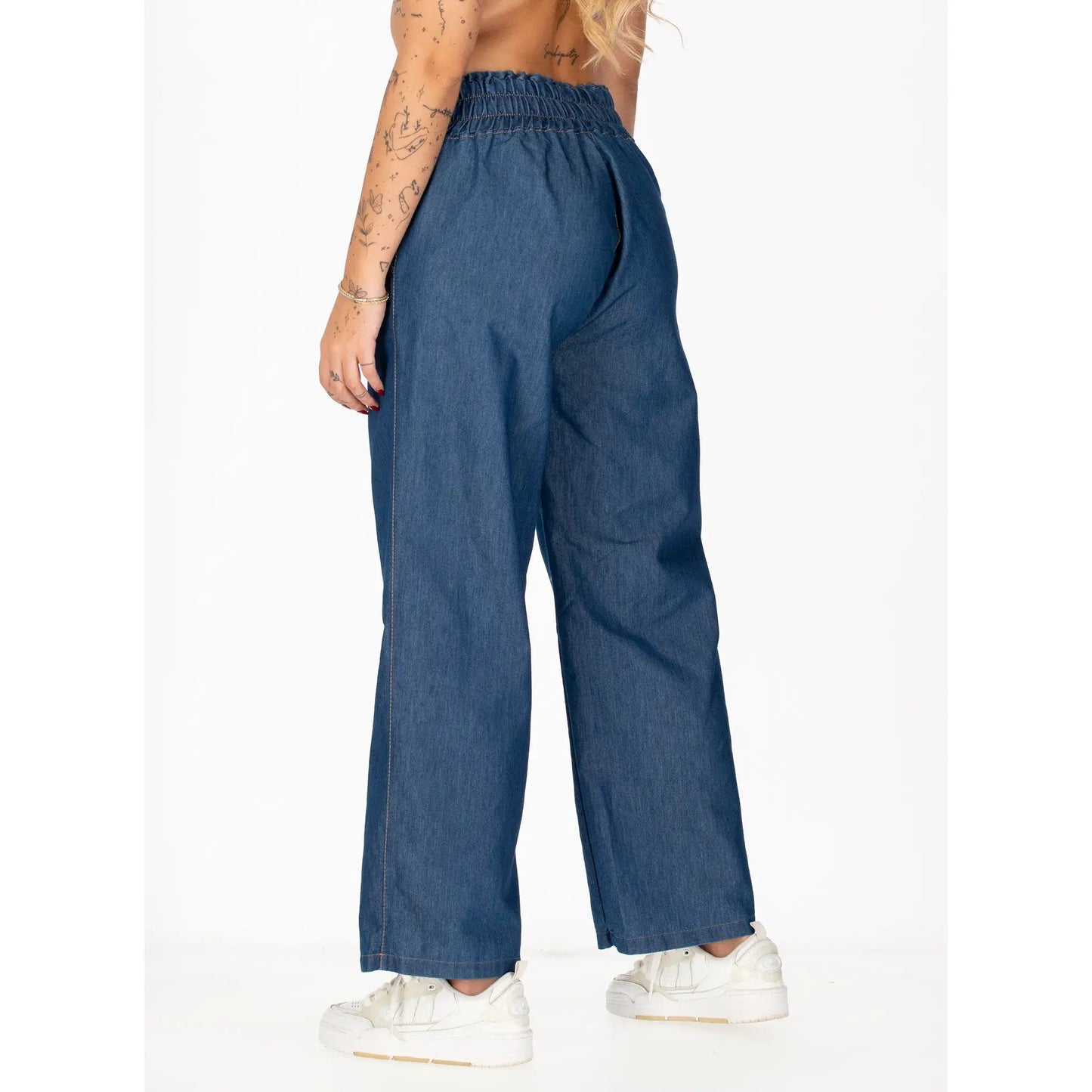 Pantalon Chambray - Azul 1939