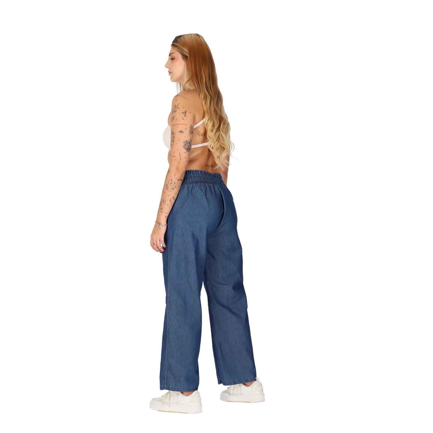 Pantalon Chambray - Azul 1939