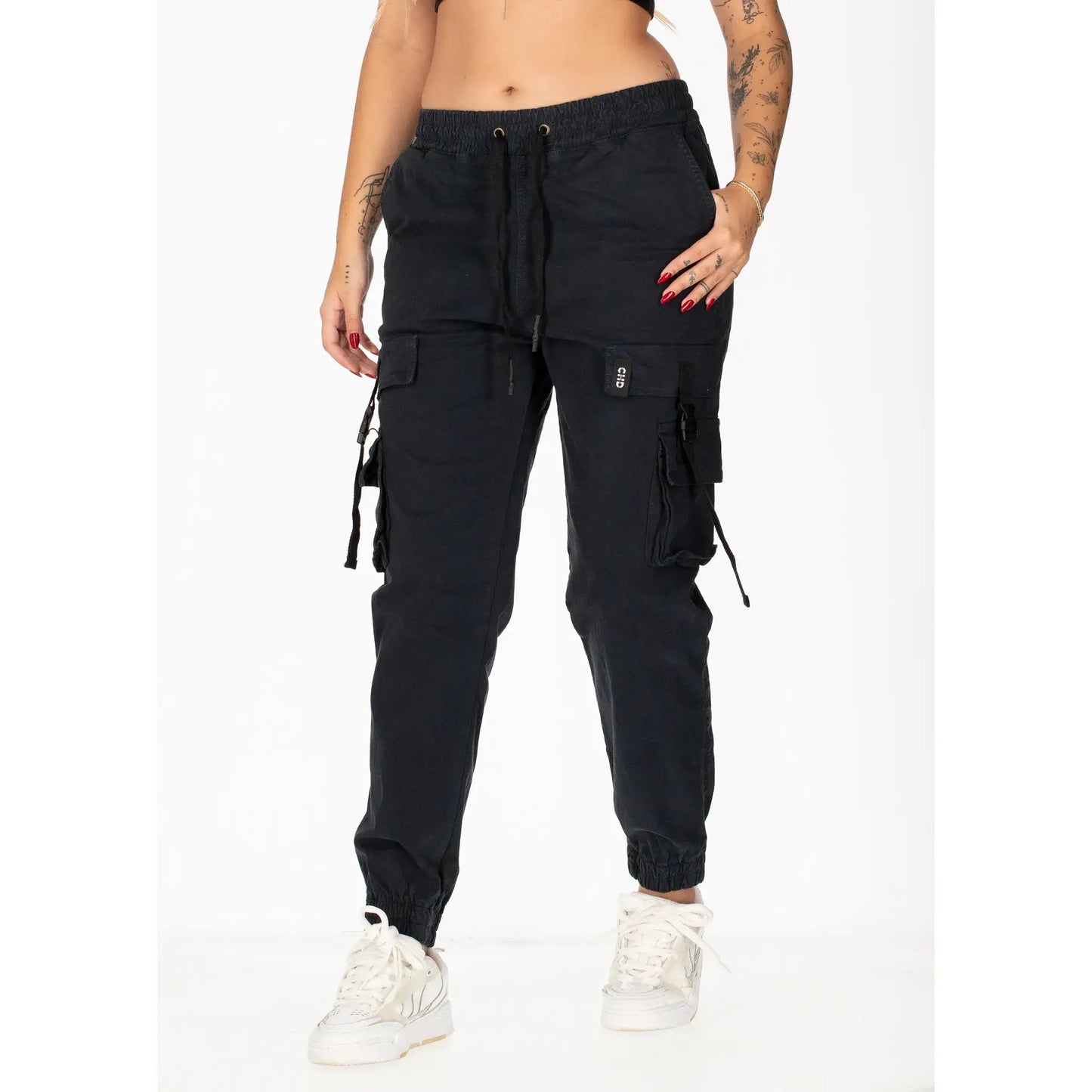 Petrol Blue Cargo Pants- Azul Petroleo