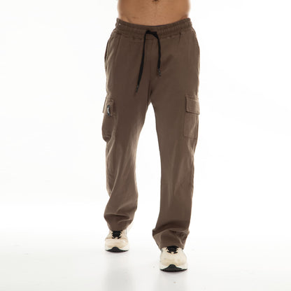 Wild Bellows wide single Cargo pants -  8186 cafe
