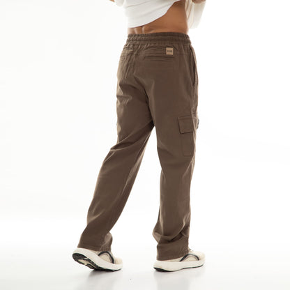 Wild Bellows wide single Cargo pants -  8186 cafe