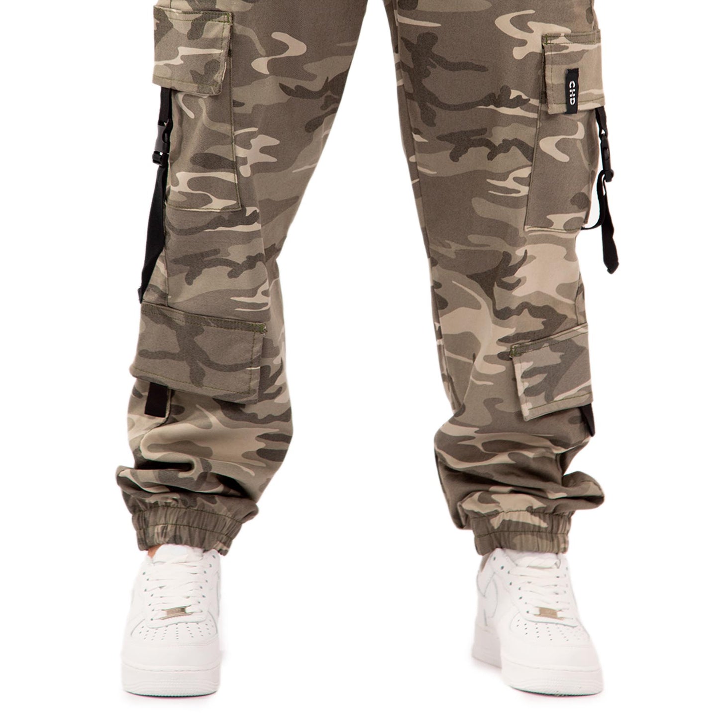 Wild cammo Double Cargo Pants Mujer color: VERDE 8120