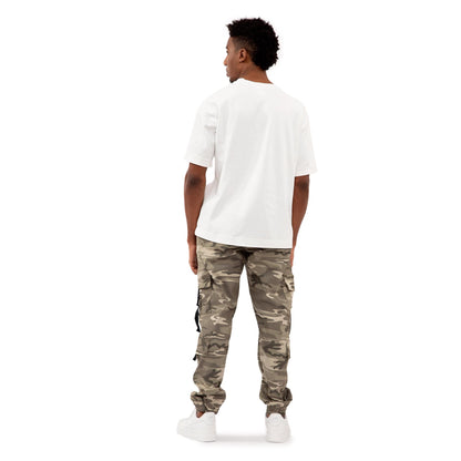 Wild cammo Double Cargo Pants Unisex color: VERDE 8120