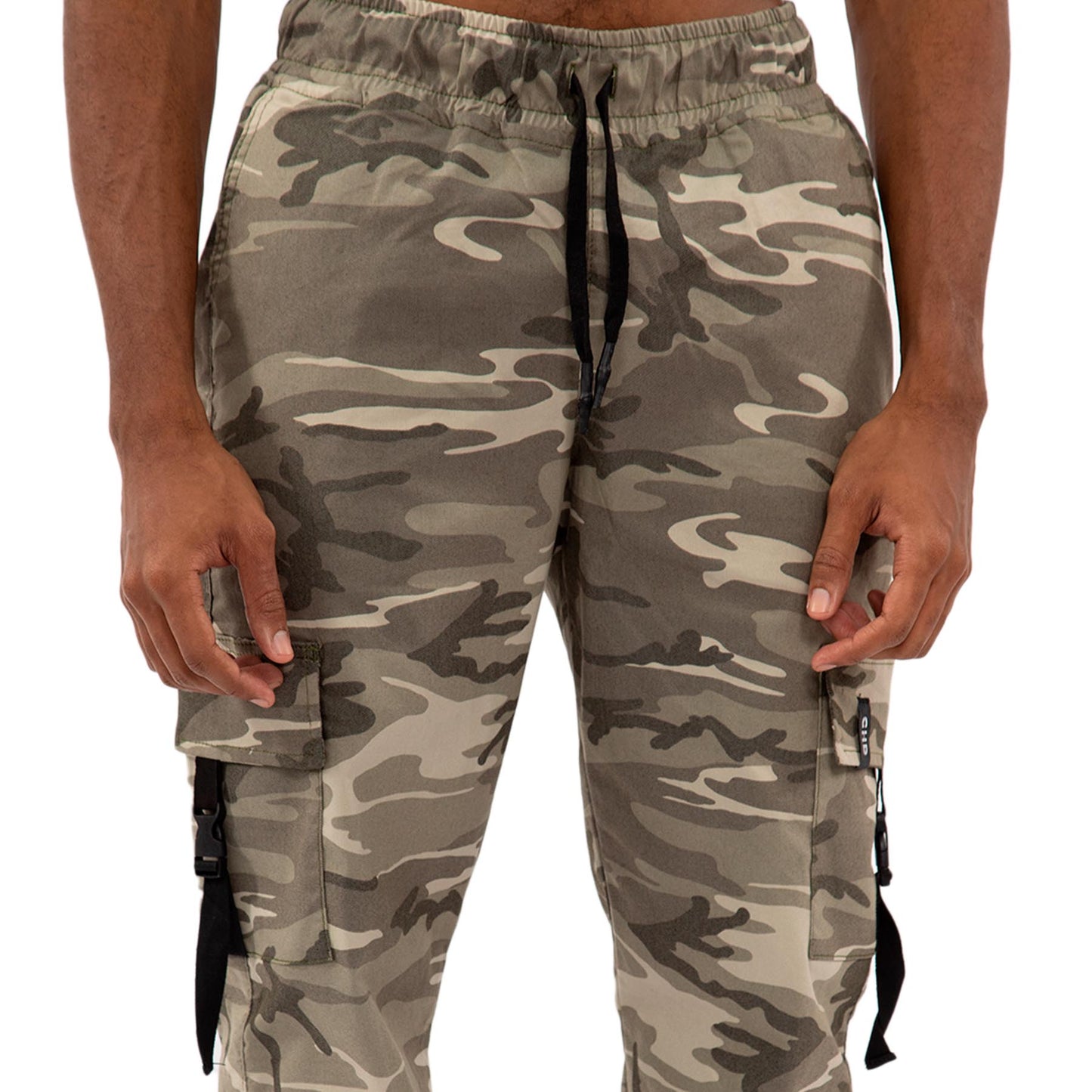 Wild cammo Double Cargo Pants Unisex color: VERDE 8120