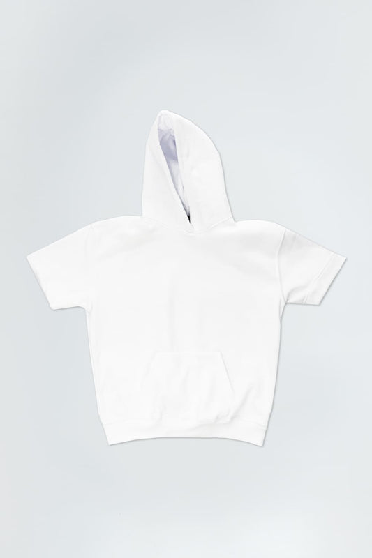 BCO 2.0 Short Sleeve Hoodie - WHITE 8279