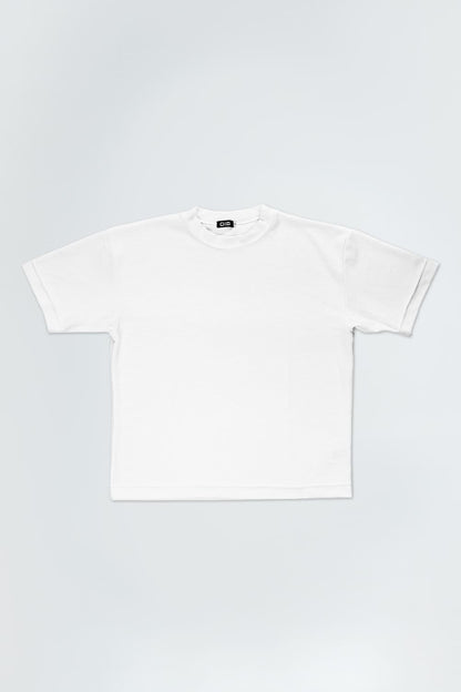 Basics Texture t-shirt  - 8306 IVORY