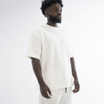 Basics Texture t-shirt - 8306 IVORY