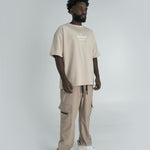 BCO ZIPPER CARGO PANTS - KHAKI 8241