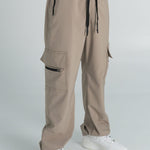 BCO ZIPPER CARGO PANTS - KHAKI 8241