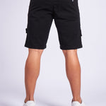 BERMUDA CARPINTERO CARGO NEGRO - CORD & CO