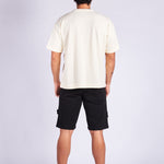 BERMUDA CARPINTERO CARGO NEGRO - CORD & CO