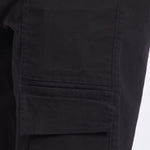 BERMUDA CARPINTERO CARGO NEGRO - CORD & CO