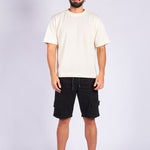 BERMUDA CARPINTERO CARGO NEGRO - CORD & CO