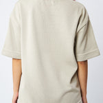 CAMISETA ATELIER TEXTURA CAQUI