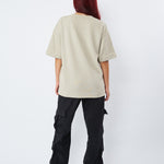 CAMISETA ATELIER TEXTURA CAQUI