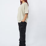 CAMISETA ATELIER TEXTURA CAQUI