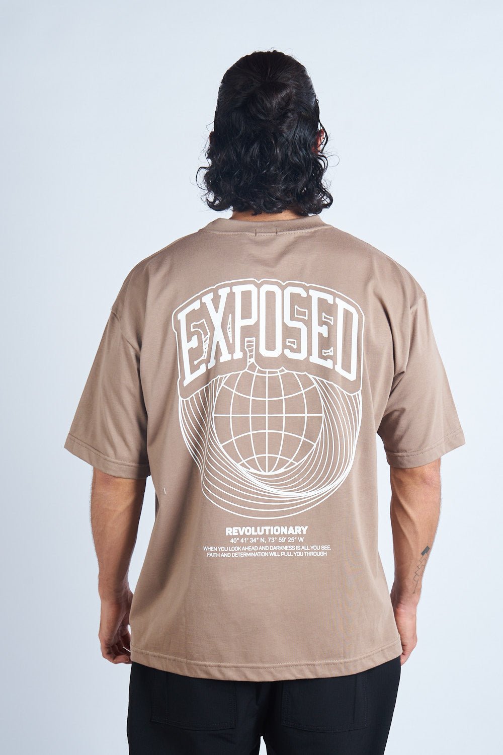 CAMISETA OVERSIZE CAQUI [DROP 0:0]