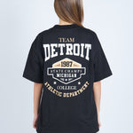Camiseta oversize DETROIT NEGRO | DROP 03 |