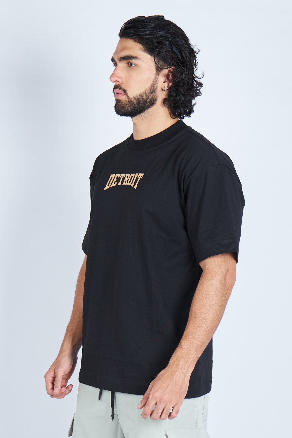 Camiseta oversize DETROIT NEGRO | DROP 03 |
