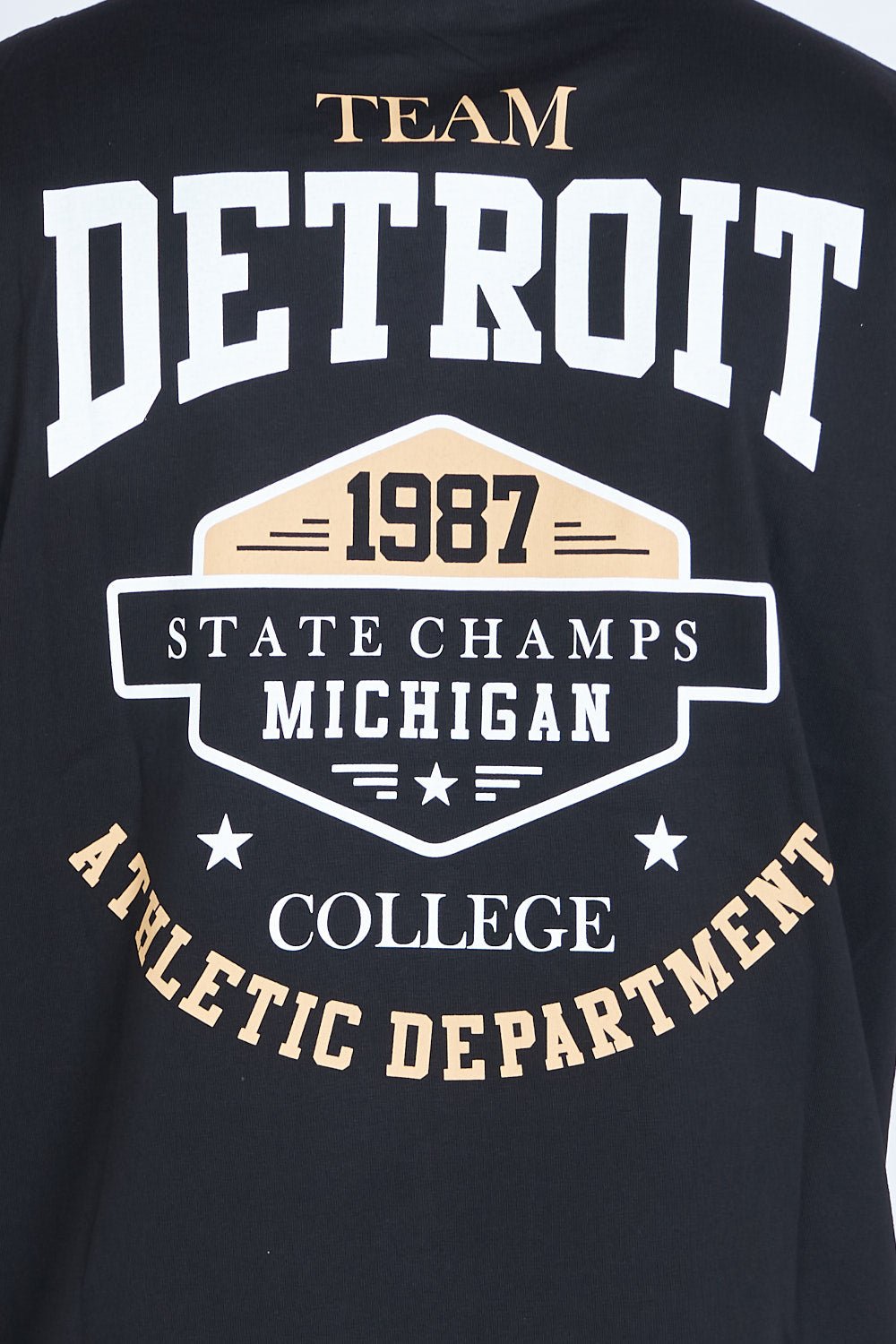 Camiseta oversize DETROIT NEGRO | DROP 03 |