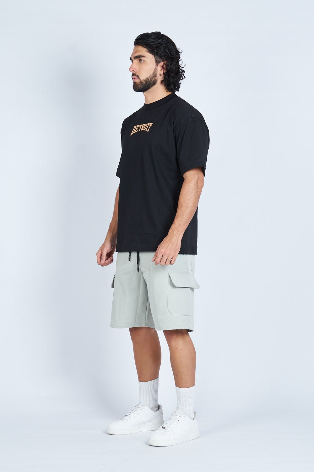 Camiseta oversize DETROIT NEGRO | DROP 03 |
