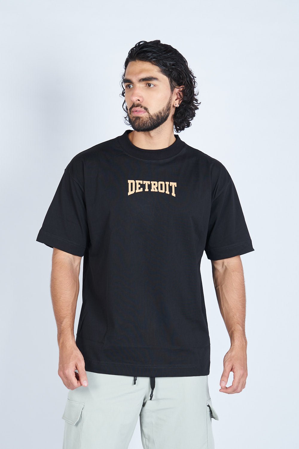 Camiseta oversize DETROIT NEGRO | DROP 03 |