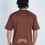 Camiseta oversize estampada