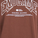 Camiseta oversize estampada