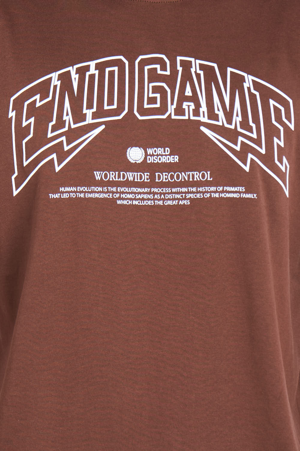 Camiseta oversize estampada
