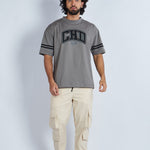 Camiseta oversize estampada CHD Gris | DROP 03 |