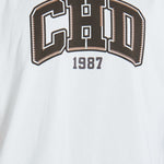 Camiseta oversize estampada CHD Marfil | DROP 03 |