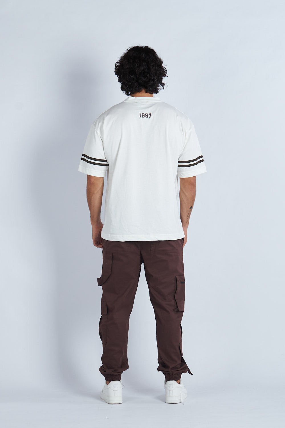 Camiseta oversize estampada CHD Marfil | DROP 03 |