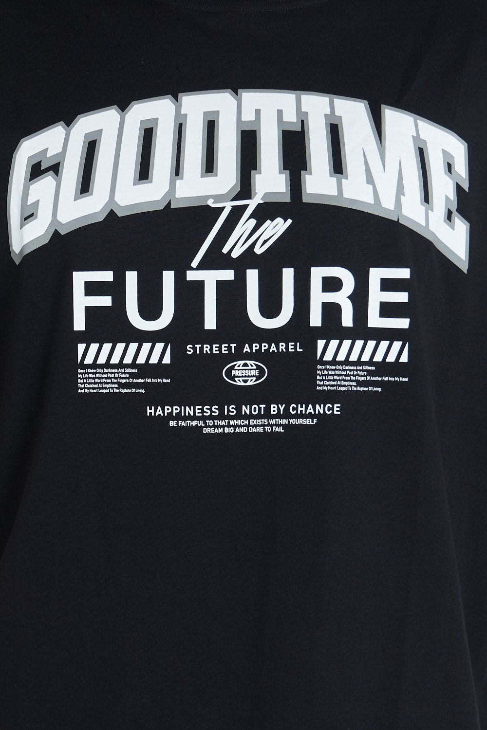 Camiseta oversize estampada Good Time Negro| DROP 03 |