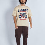 Camiseta oversize estampada Legend Beige | DROP 03 |