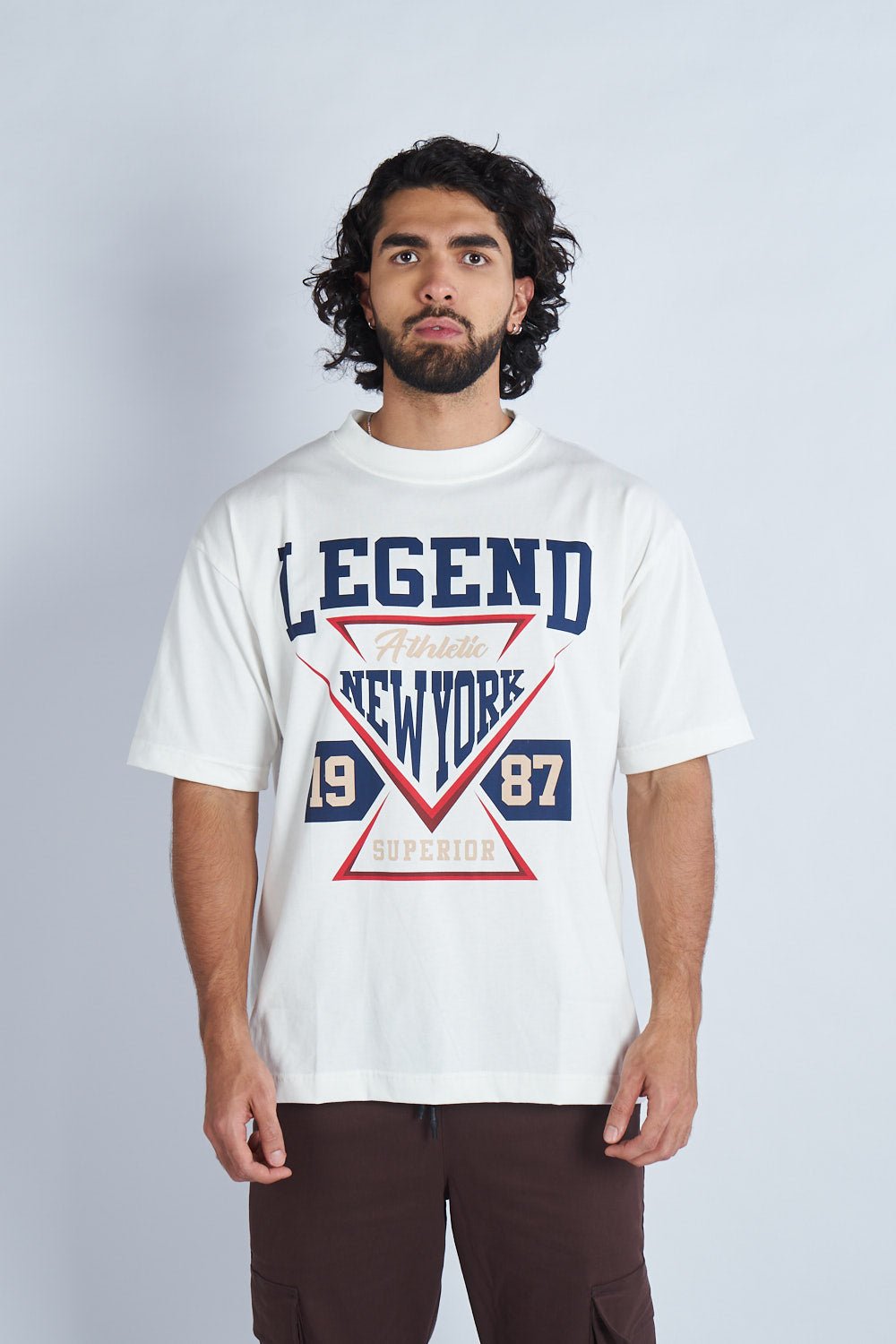 Camiseta oversize estampada Legend Blanco | DROP 03 |