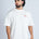 Camiseta oversize estampada Marfil