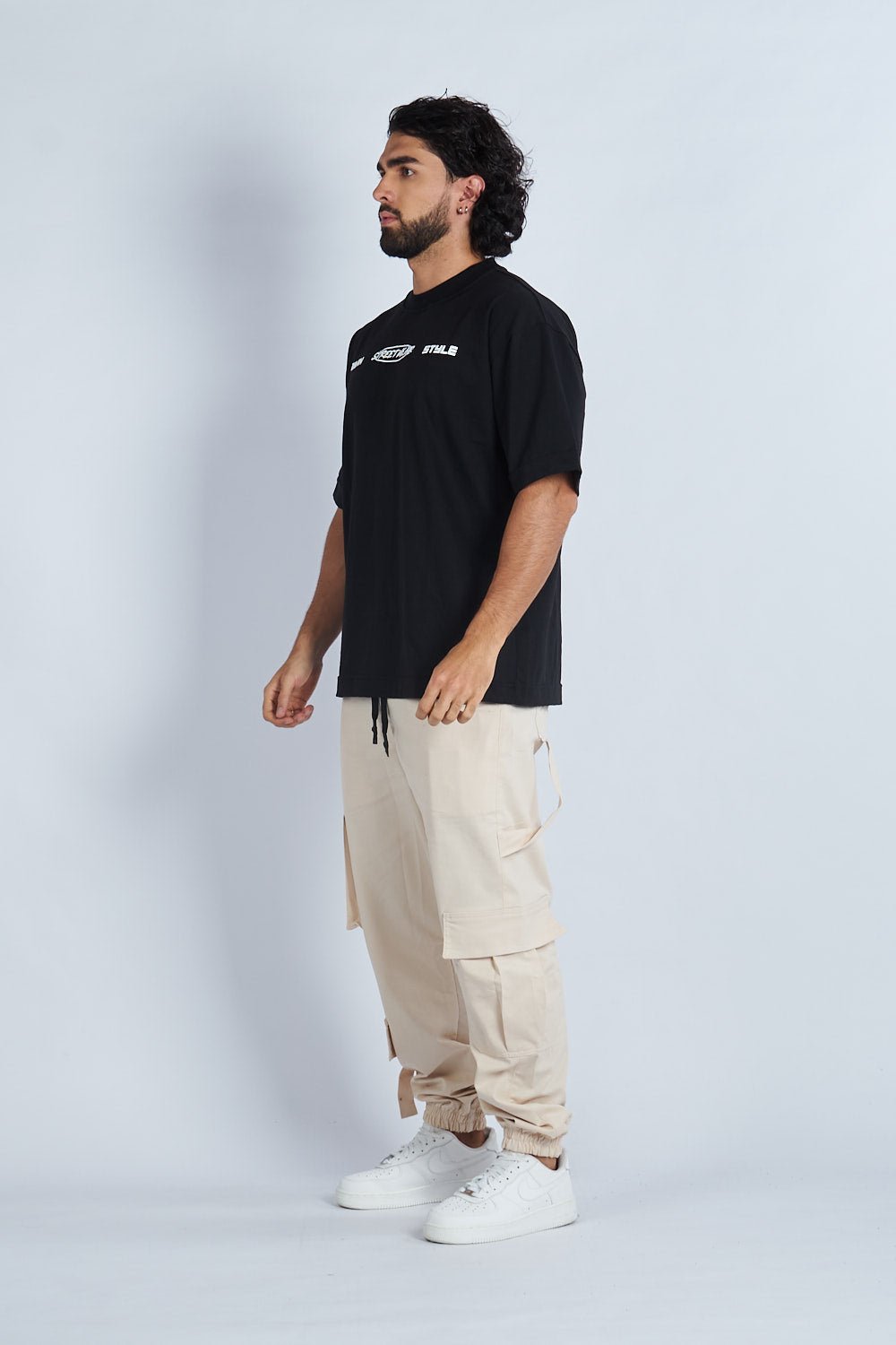 Camiseta oversize estampada Negro | DROP 03 |