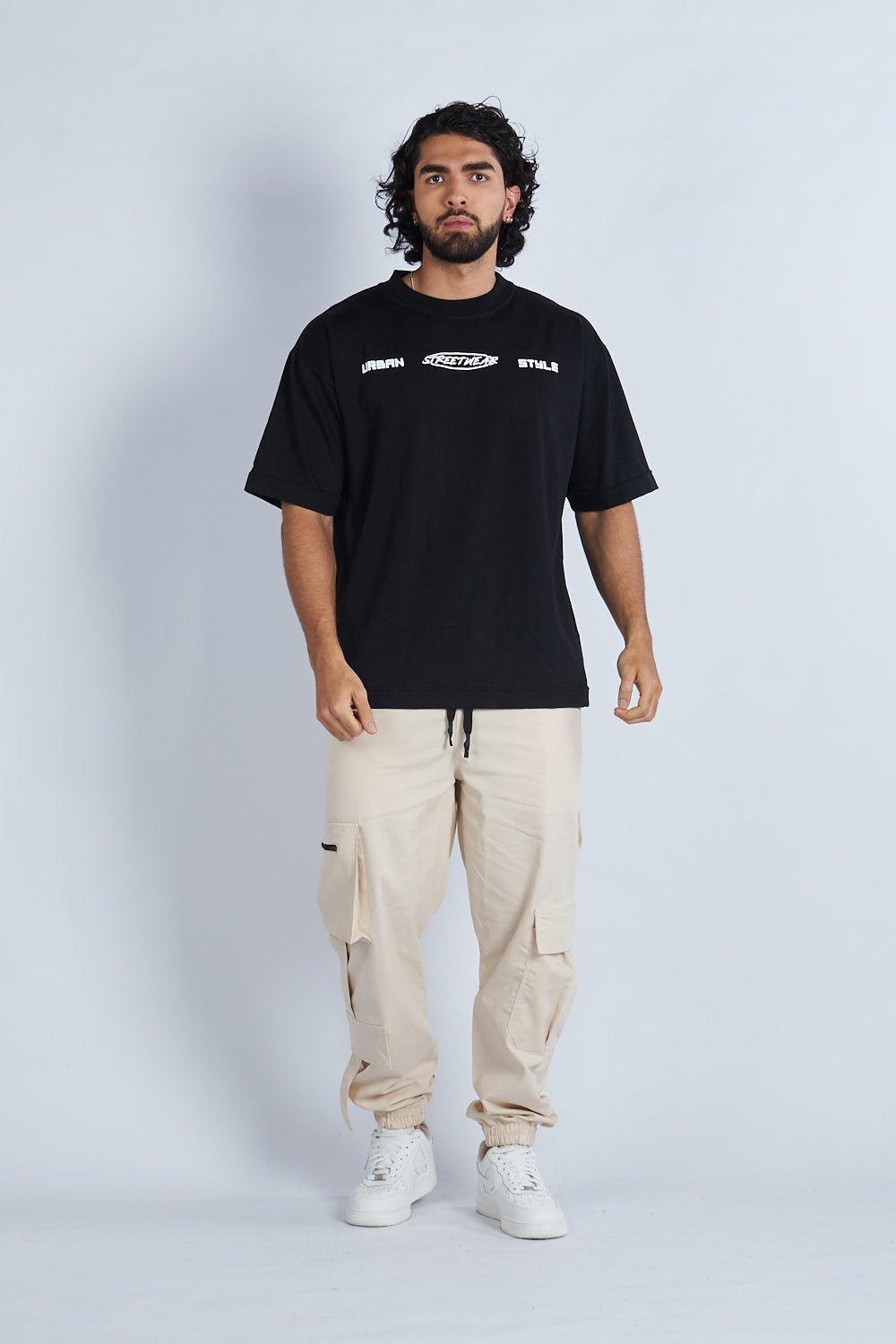 Camiseta oversize estampada Negro | DROP 03 |
