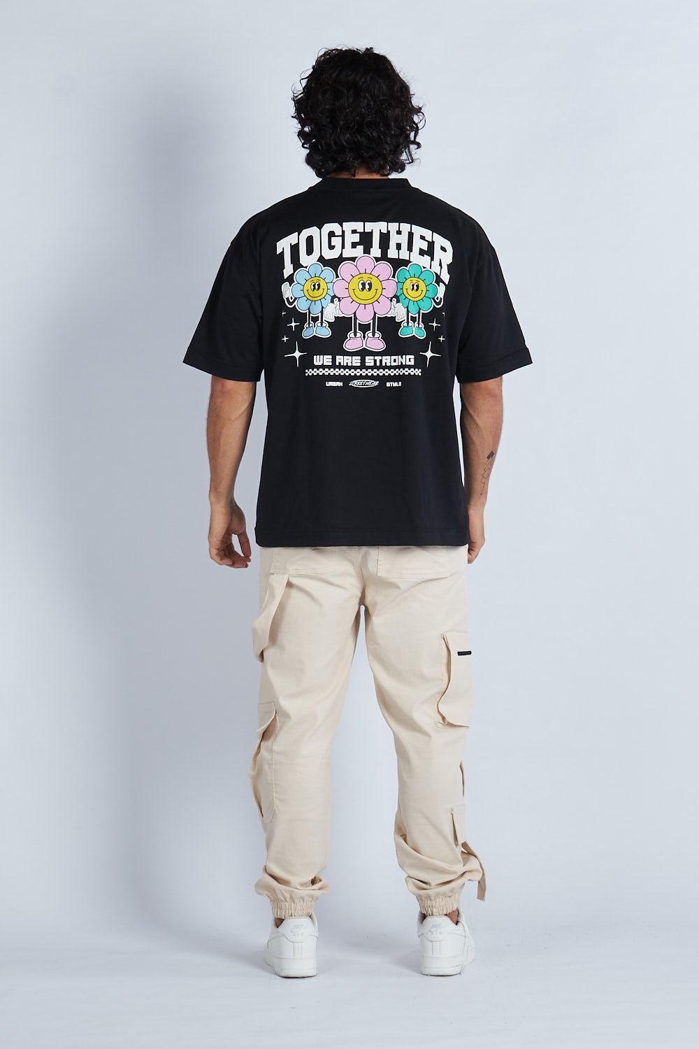 Camiseta oversize estampada Negro | DROP 03 |