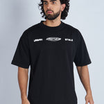 Camiseta oversize estampada Negro | DROP 03 |