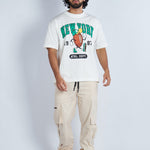 Camiseta oversize estampada New York Blanco | DROP 03 |