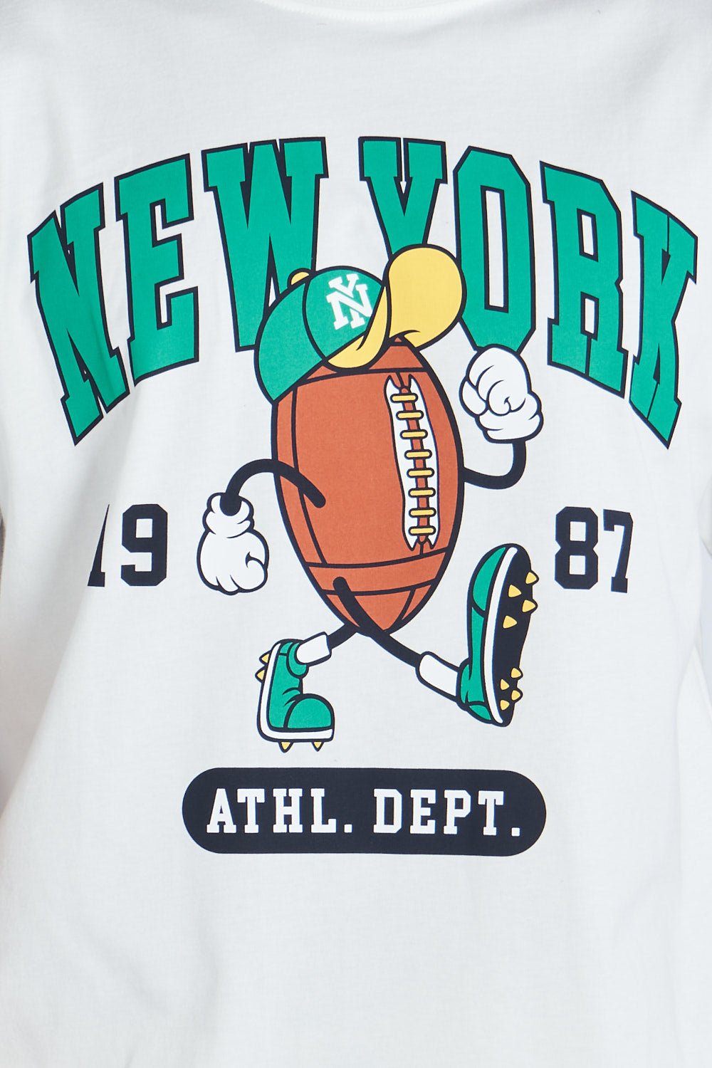 Camiseta oversize estampada New York Blanco | DROP 03 |