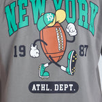 Camiseta oversize estampada New York Gris | DROP 03 |