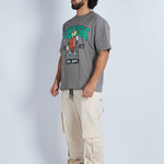 Camiseta oversize estampada New York Gris | DROP 03 |