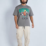 Camiseta oversize estampada New York Gris | DROP 03 |