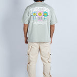 Camiseta oversize estampada Together Gris V | DROP 03 |